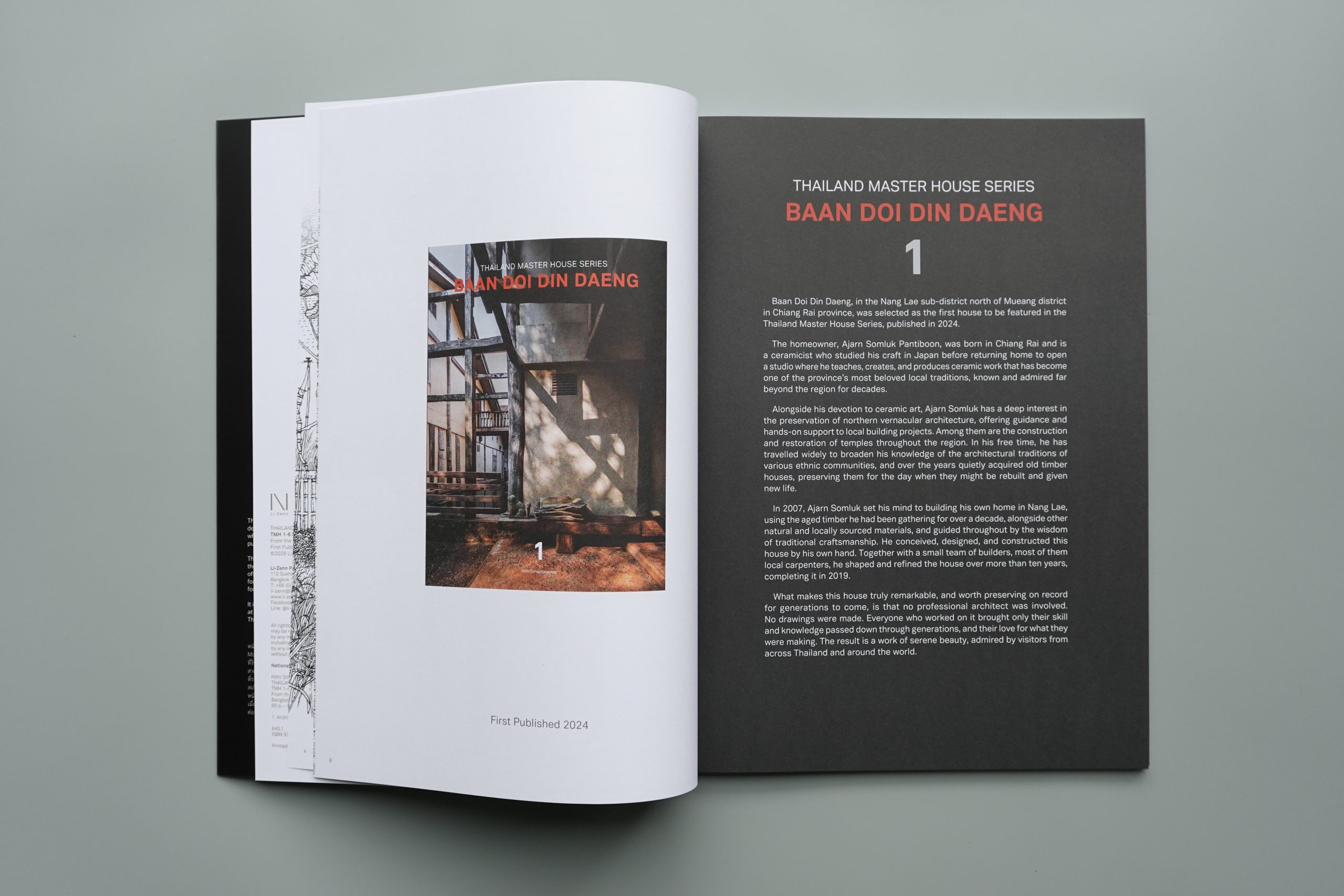 THAILAND MASTER HOUSE SERIES: Special Edition TMH1-6 SKETCH BOOK - Image 3
