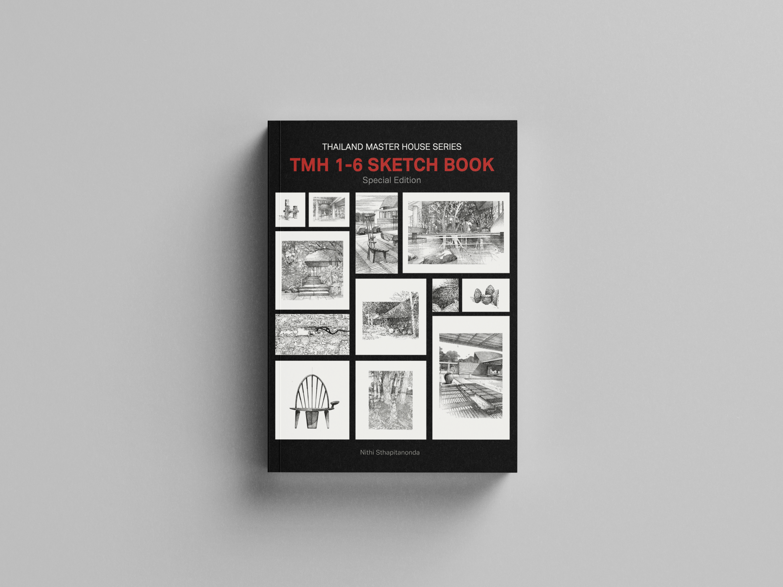 THAILAND MASTER HOUSE SERIES: Special Edition TMH1-6 SKETCH BOOK